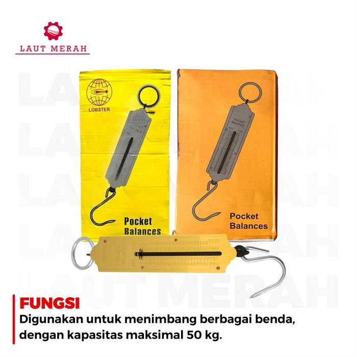 Timbangan Gantung Koper / Timbangan Tarik Manual Per 50 kg masih ready