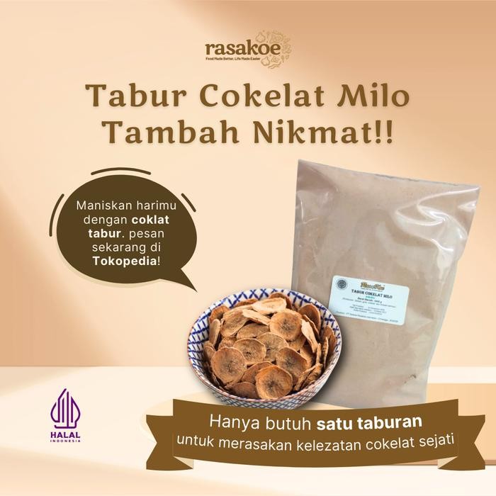 

Stok Baru Bumbu Tabur Cokelat Milo non MSG 1 Kg