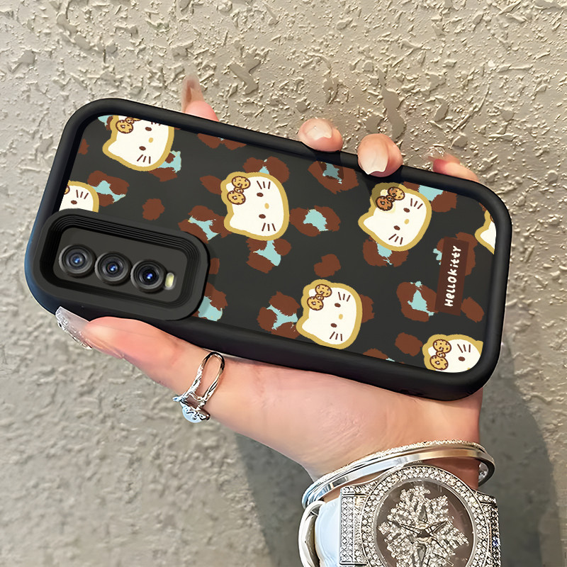 Casing Hp VIVO Y20 Y20s Y20i Y20T Y12s Y12a Y30G Y11s Case Casing Kartun Leopard Tas pola HP Kasing 