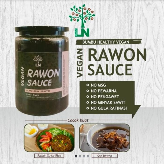 

NEW PRODUK PREMIUM VEGAN RAWON SAUCE / BUMBU RAWON VEGAN PRAKTIS 250 GR PITALOKAOUTLET23