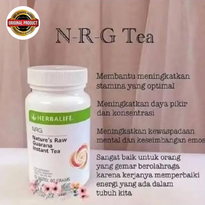 

Herbalife NRG Original 100% - Nature's Raw Guarana - Teh Herbalife NRG Original Instan