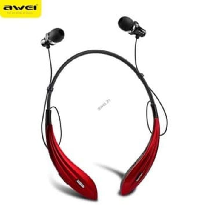 AWEI Bluetooth Earphone Headset - A810BL - Red