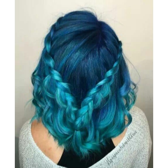 Pilihan- Colore Fresco - Pewarna Rambut Cat Rambut Biru Hijau Tosca