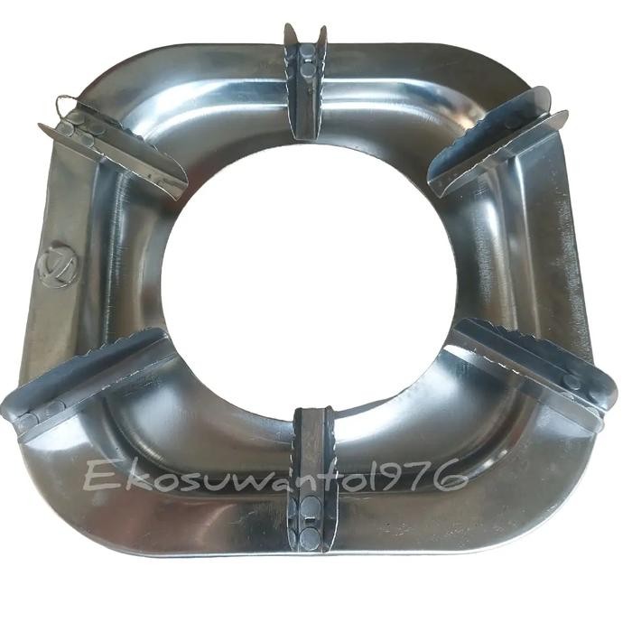 New (stainless) tataan,tatakan kompor rinai kaki 6 bahan stainless anti karat