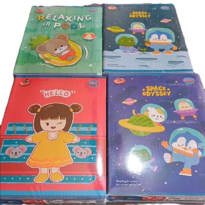 

New 1 PAK ISI 10 PCS BUKU TULIS SIDU isi 58 LEMBAR Paper Stationery