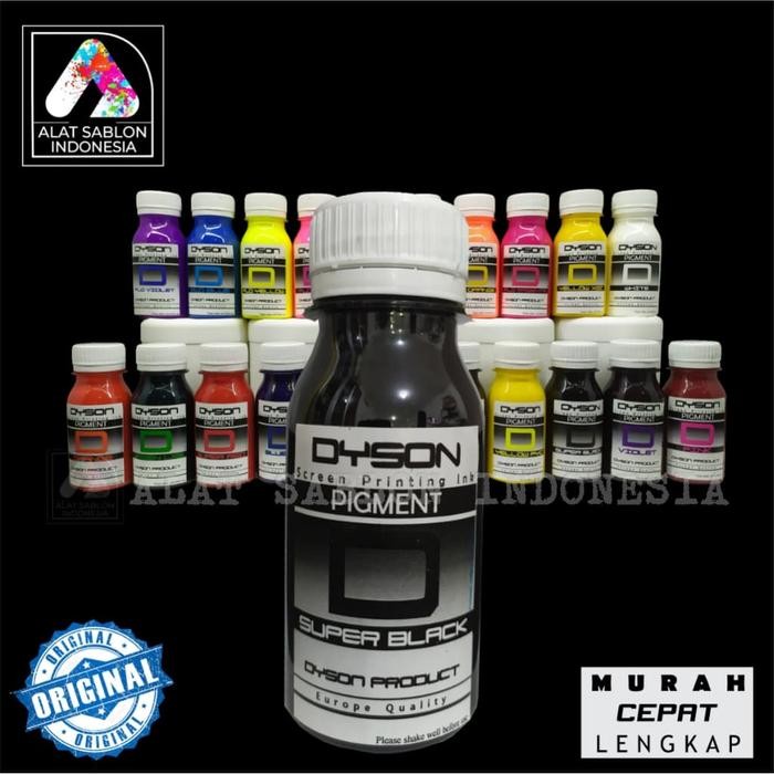 

New BIANG WARNA SABLON HITAM PEKAT PIGMEN SUPER BLACK DYSON
