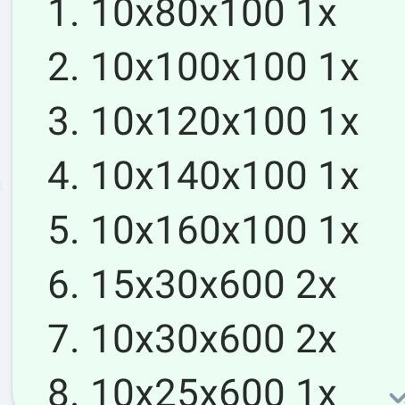 Plat besi potongan custom