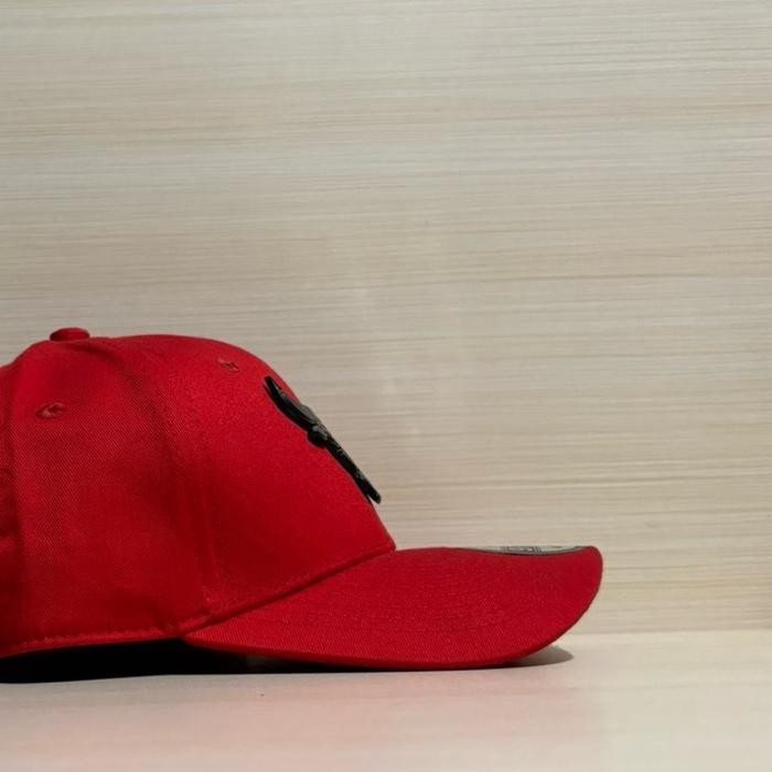 SALE  TOPI BASEBALL PREMIUM BANTENG MERAH BESI HITAM READY