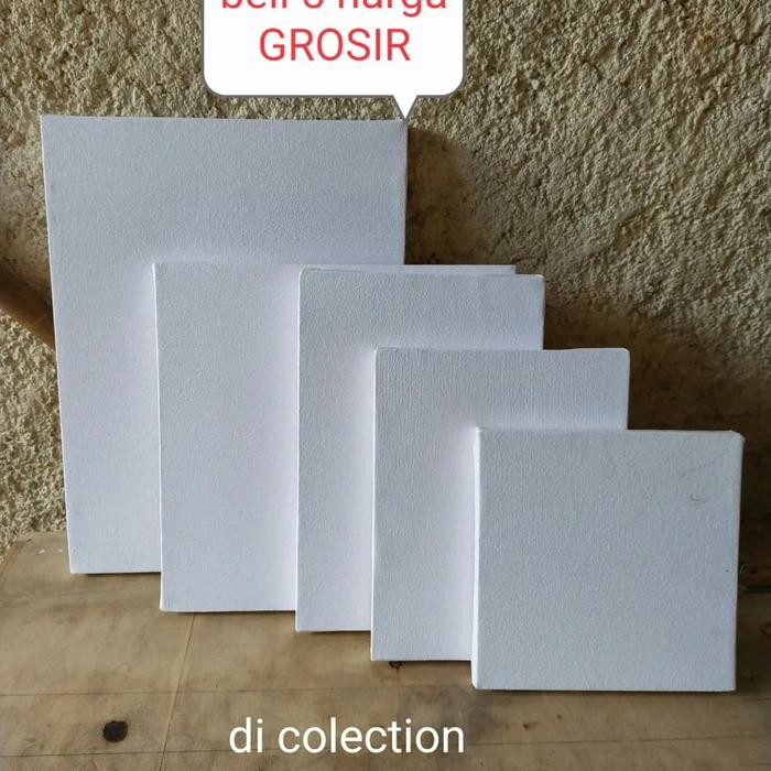

Kanvas Lukiss/ Media Lukis Uk. 20 X 20 Putih. Murah. Berkwalitas