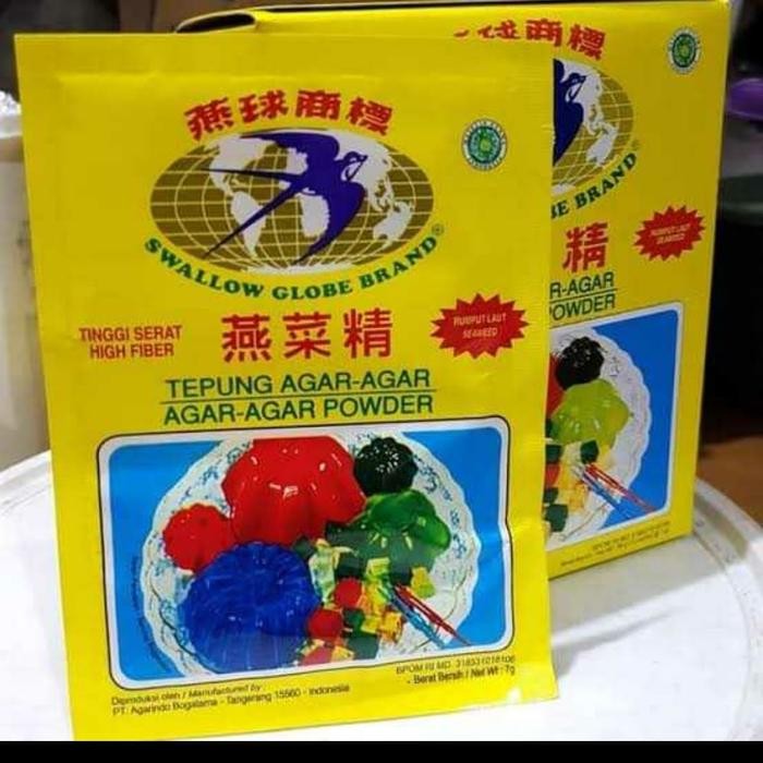 

Stok Baru Agar - agar Swallow Per Pack