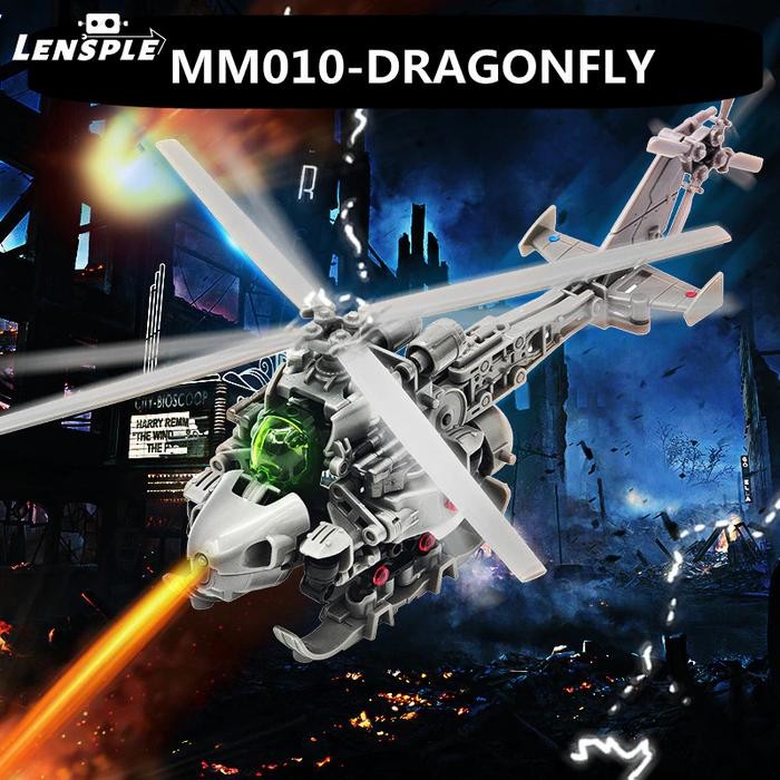Pilihan- Rihio Multiabyss V-Link Mecha Series Mm010 Helicopter Dragonfly