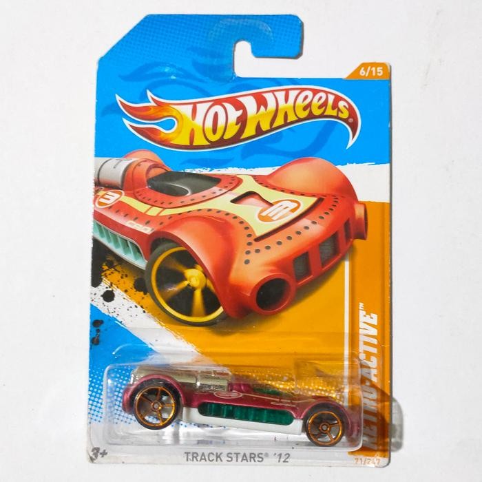 Pilihan- Hotwheels Hot Wheels Retro Active Merah 2012 Track Stars