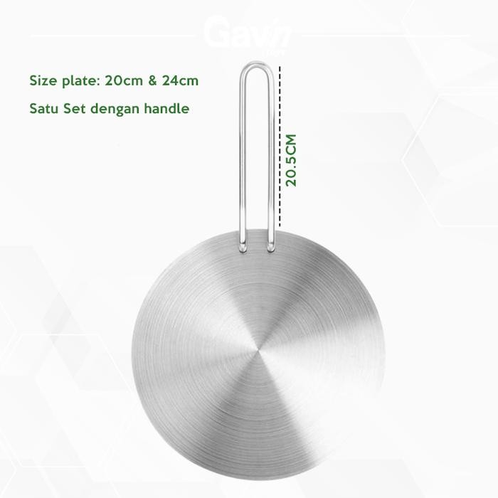 Induction Adapter Plate Plat Konverter Kompor Induksi Penghantar Panas