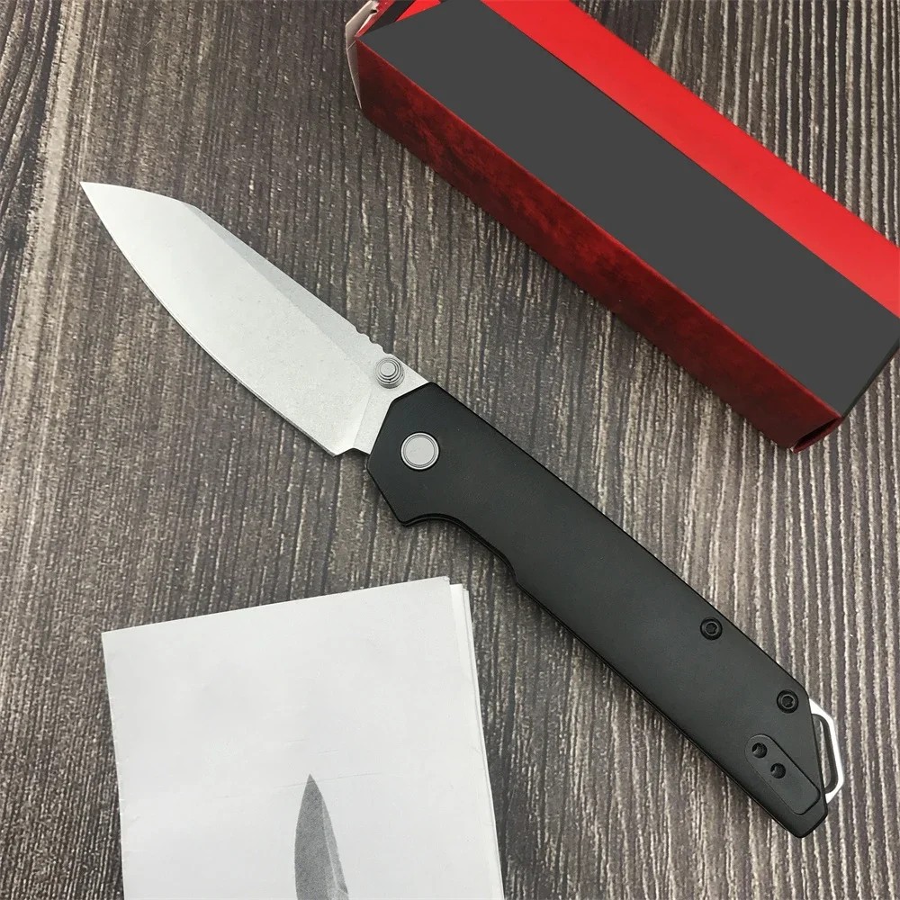 KS 2038R Defense Pocket Knife D2 Tanto Blade Aluminum Handle Outdoor Camping Hunting Knife Survival