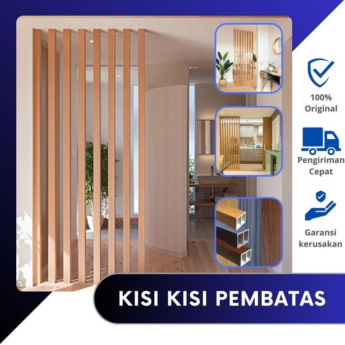 ASLI ( ISI 2 BTG ) KISI KISI PEMS RUANGAN TINGGI 2,9 METER & 1,45 METER / SEKAT RUANGAN / SEKAT