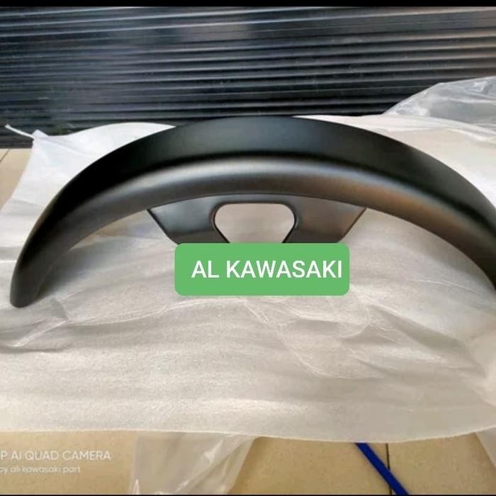 spakbor depan slebor depan w 175 w175 hitam doff original