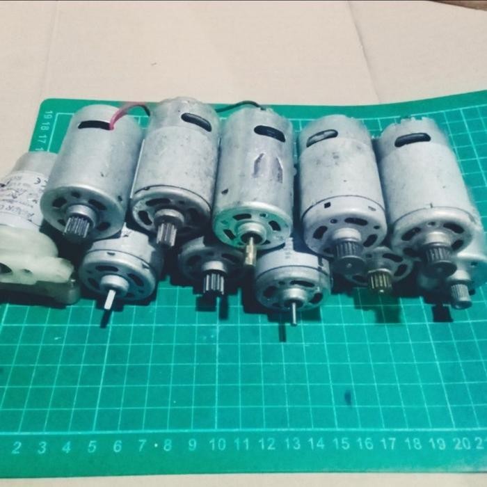 Motor dc Tegangan 12Volt - 4000rpm -24v 6500rpm motor second murah