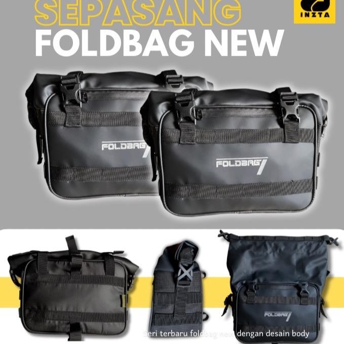 Tas Samping Motor Touring Inzta Fold, Kiri Kanan Xsr155, W175, Cb150X