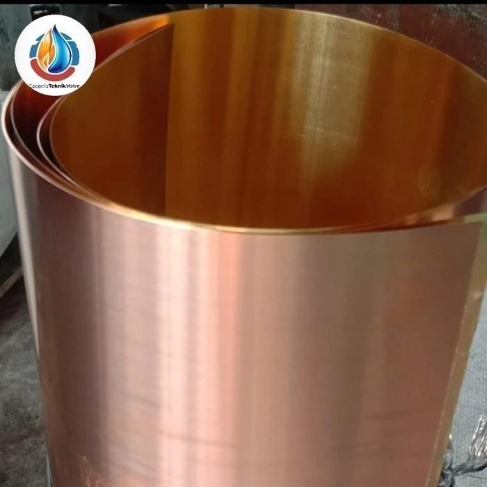 Plat Tembaga Lembaran 0,5mm x 36cm x 120cm / Plat tembaga tebal 0,5mm