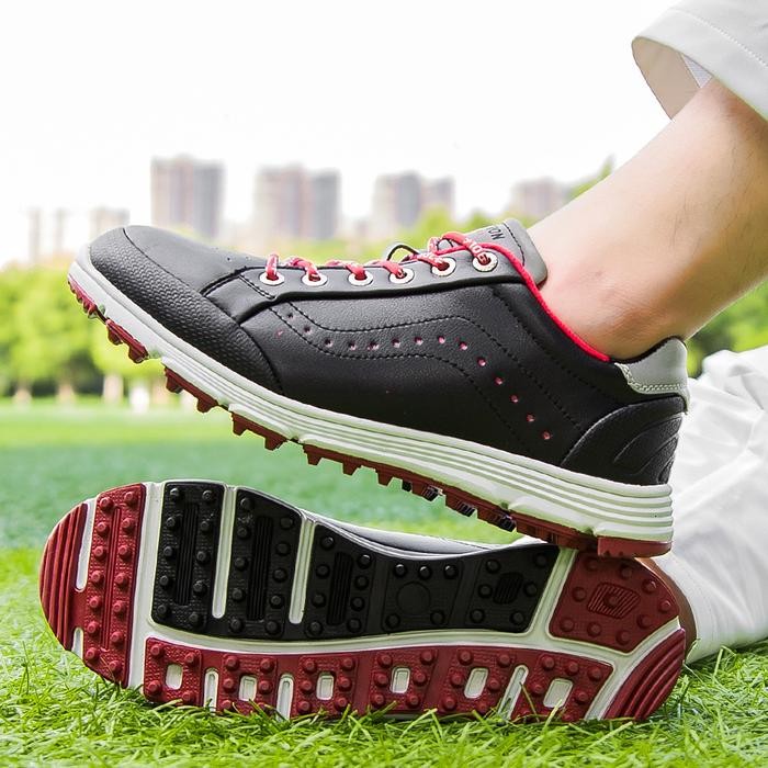 Sepatu Golf Bebas Paku Sepatu Golf Pria Plus Ukuran Pelatihan Golf S Promo 