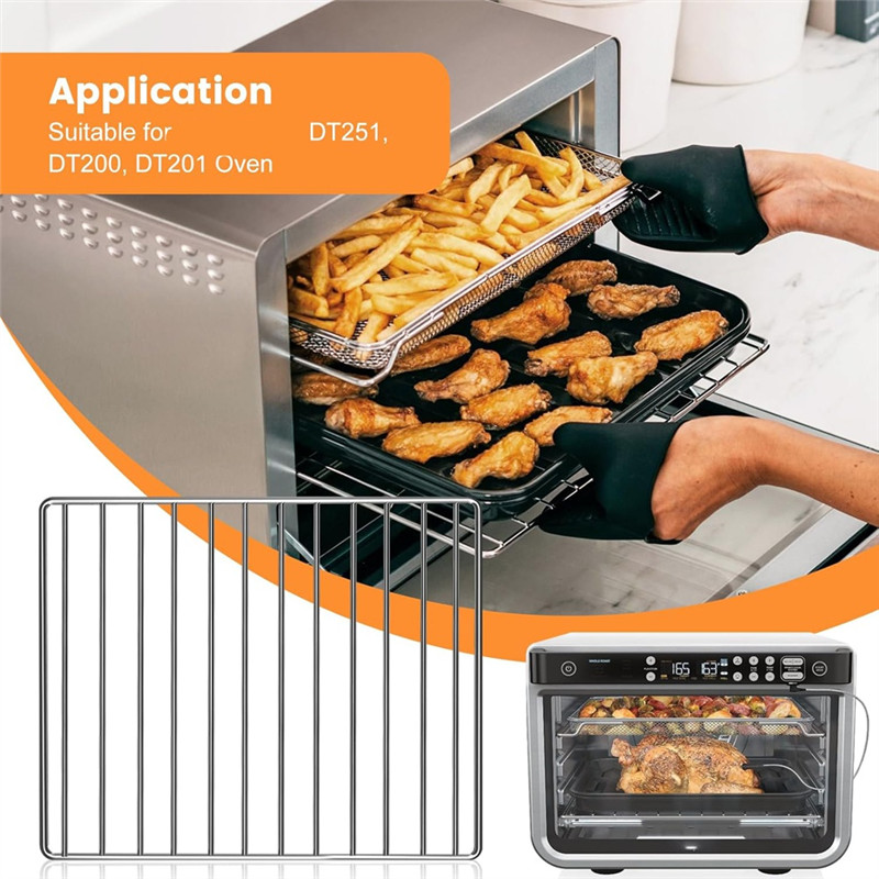 SANQ Air Fryer Basket For Oven With Air Fry Option Ninja Air Fryer Rack Air Fryer Rack For Oven