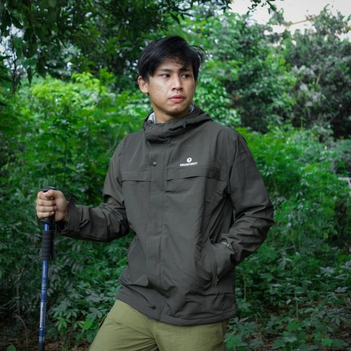 Eiger - Greenforest Sumbawa Jaket Gunung Waterproof Inner Polar Pria Dan Wanita