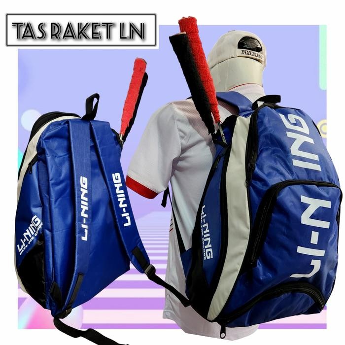fb17- Tas Raket Ransel Kodok Lining