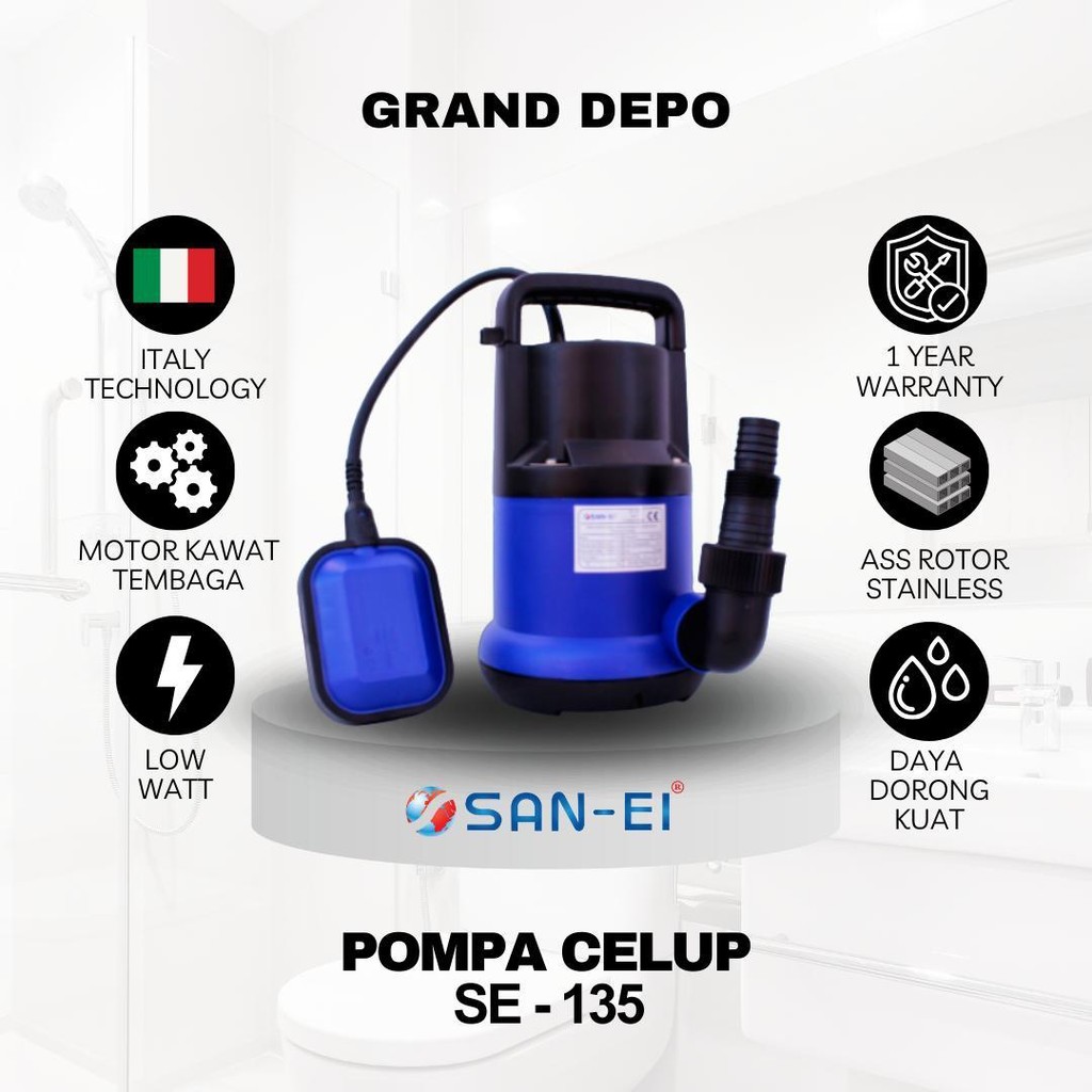 San Ei Pompa Air Celup SE 135 / Pompa Air Celup San Ei