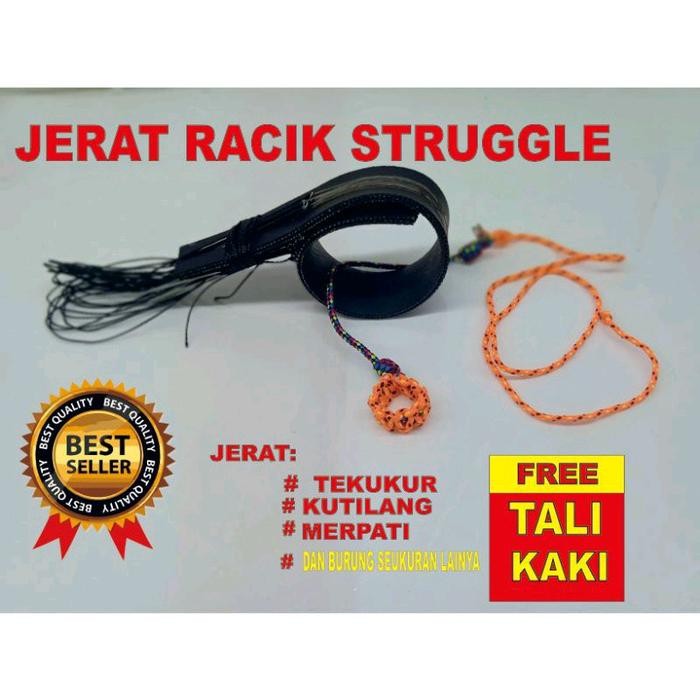 ces0- Jerat Racik (Bonus Tali Kaki) Burung Tekukur Puyuh Merpati Perkutut Balam Kacer