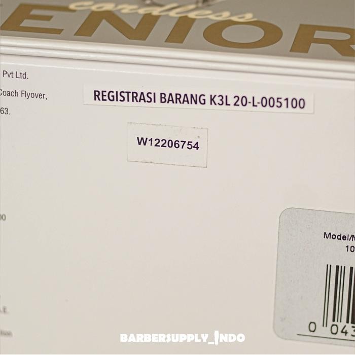 i63w- Wahl Senior Cordless Clipper Original Usa Alat Cukur Rambut Garansi