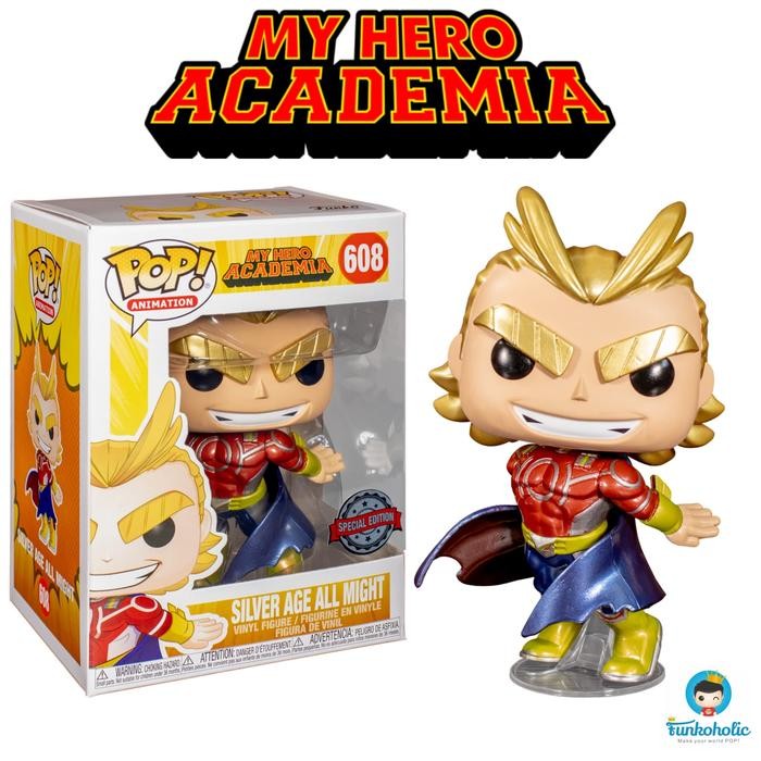 Funko POP My Hero Academia - Silver Age All Might Metallic EXCLUSIVE