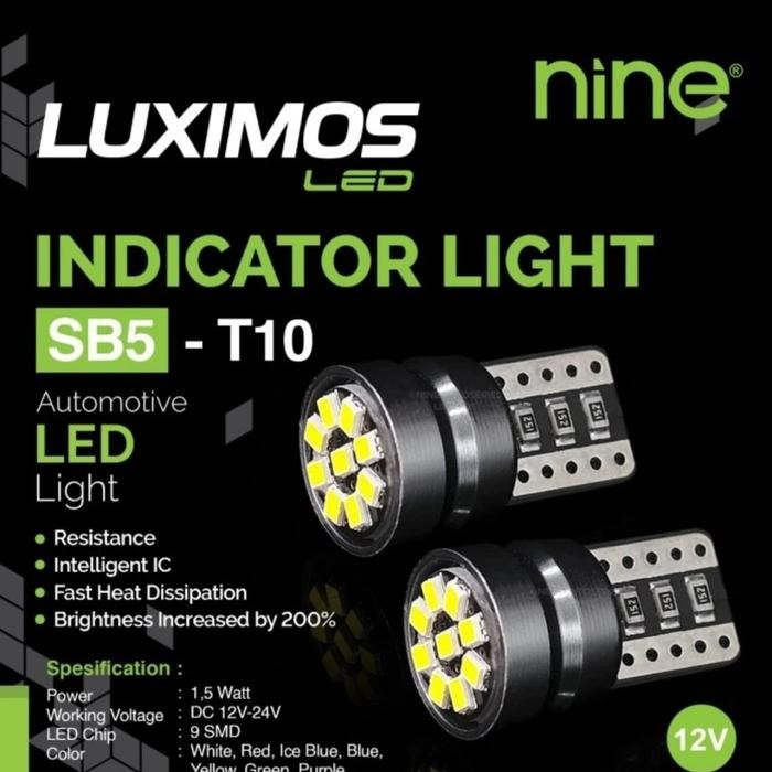 ORIGINAL Led luminos T10 senja, , spidometer premium READY STOCK