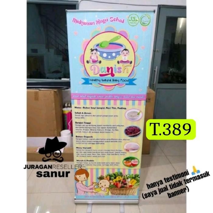 Stand Roll Up Banner 60X160 Bali (Tidak Termasuk Banner) Free Tas Terlaris