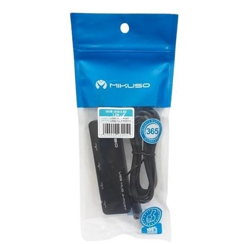 MIKUSO HUB-010 USB HUB 2.0 4 Port Panjang Kabel 1.2 Meter