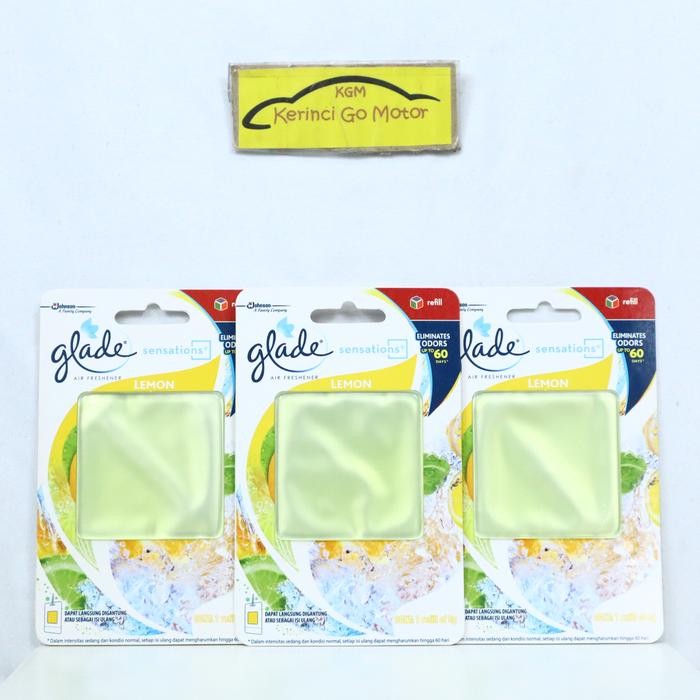 Jual Parfum Mobil Glade Sensations Lemon Refill - Pewangi Mobil Glade