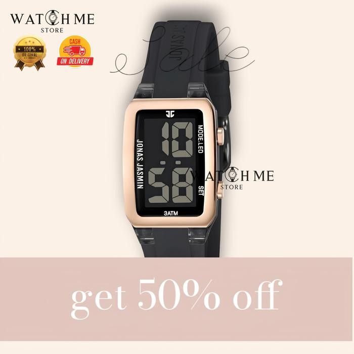 Jam Tangan Remaja Led Digital Keren Kekinian Unisex Pria Wanita Kotak Case Stainless Watch
