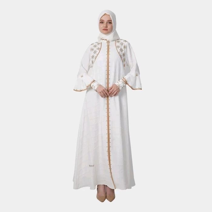 k4un- Abaya Hikmat Fashion Original A6620 / Gamis Muslim Navy