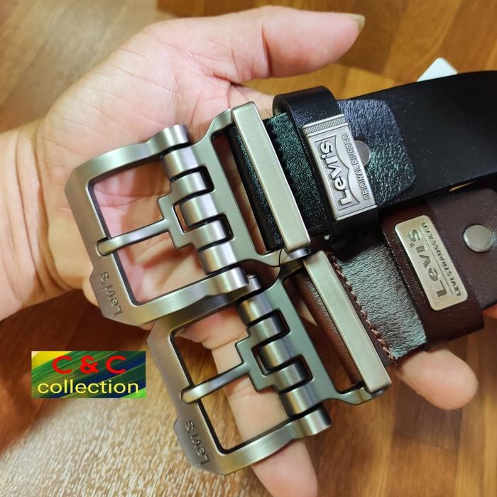 Promo Ikat Pinggang Pria Kulit Asli 4Cm Kepala Tusuk Model Robot