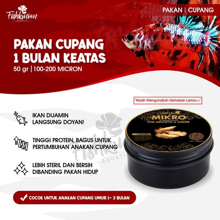 Cppetindo - Pelet Ikan Cupang Betta Fish - Mikro Untuk Lubukan