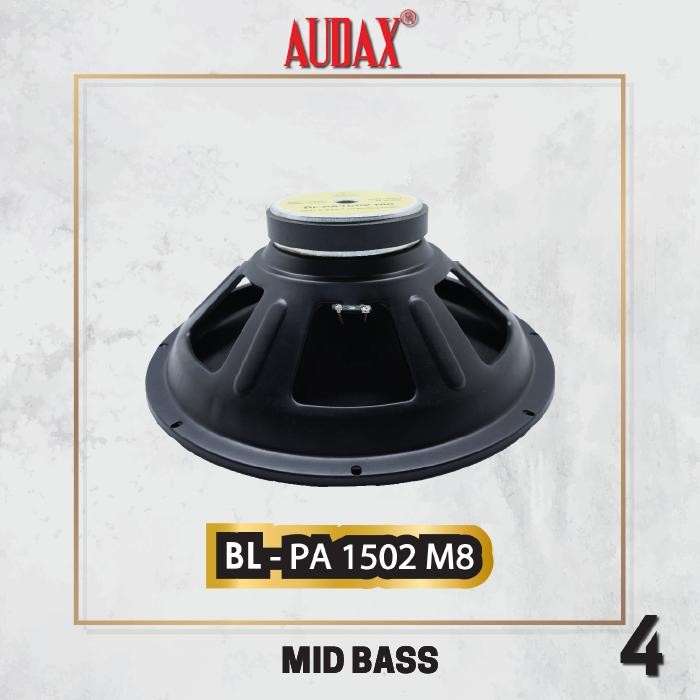 Audax - Speaker Pasif 15" Bell BL-PA 1502 M8 d & Bass Transducers