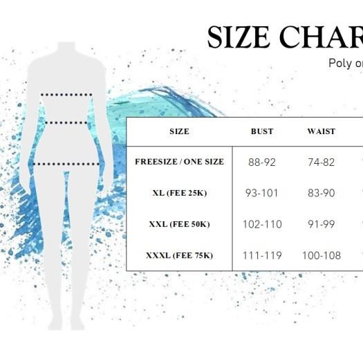 Savana Beachwear - Taria Set Baju Pantai Wanita Bali Kemben Celana Promo 