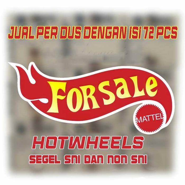 HOTWHEELS / HOT WHEELS LOT 1 DUS BARU SEGEL SNI ISI 72 PCS KODE 264