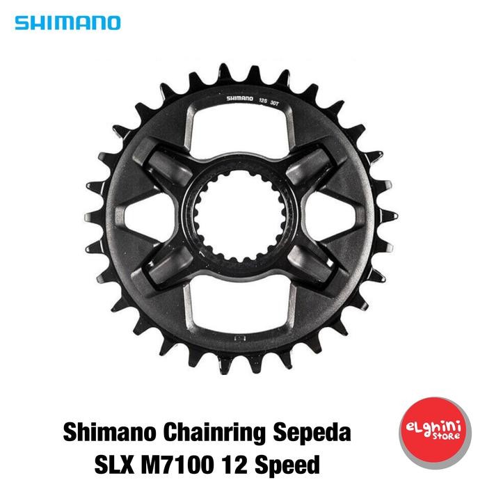 Shimano Chainring Sepeda SLX M7100 12 Speed