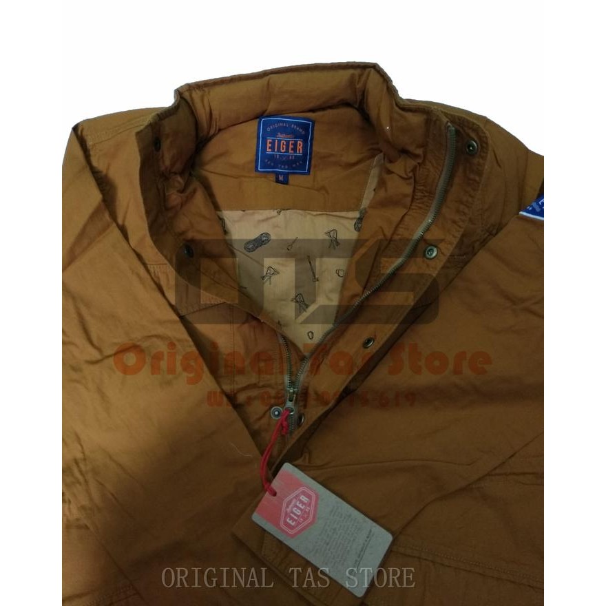 Jaket Pria Eiger Mendoza 3552 Brown Man Series Jacket Hoodie Original Best Seller