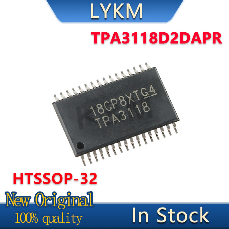 5-10/Pcs New Original Tpa3118 Tpa3118D2 Tpa3118D2Dapr Hssop32 Mono Class D Audio Amplifier Chip In