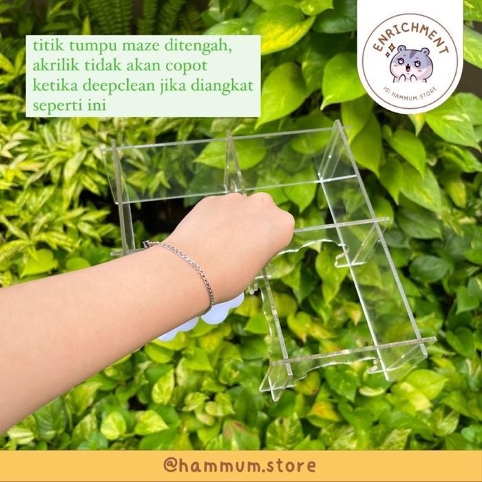 SET KANDANG HAMSTER KANDANG AKRILIK HAMSTER ACRYLIC HAMSTER CAGE RUMAH HAMSTER DEKORASI KANDANG
