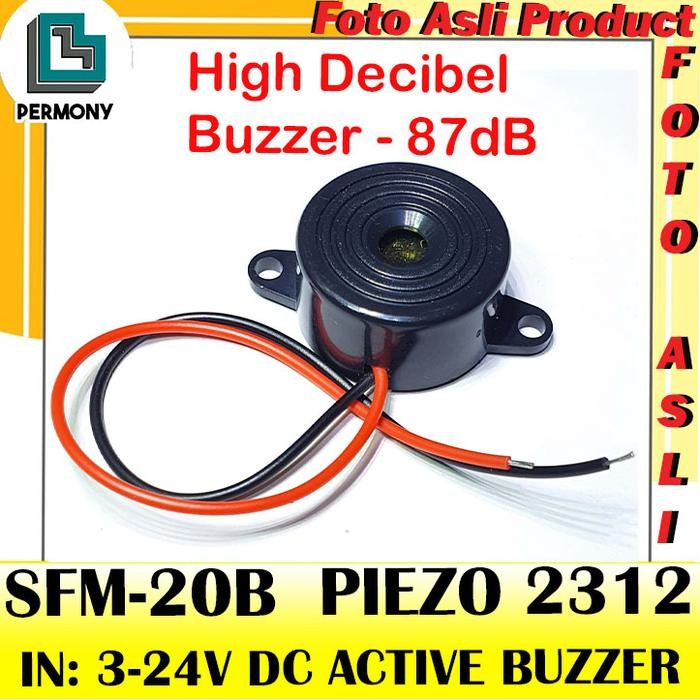 SFM-20B Active Piezo Buzzer DC 3-24V sfm20b sfm-27 sfm27