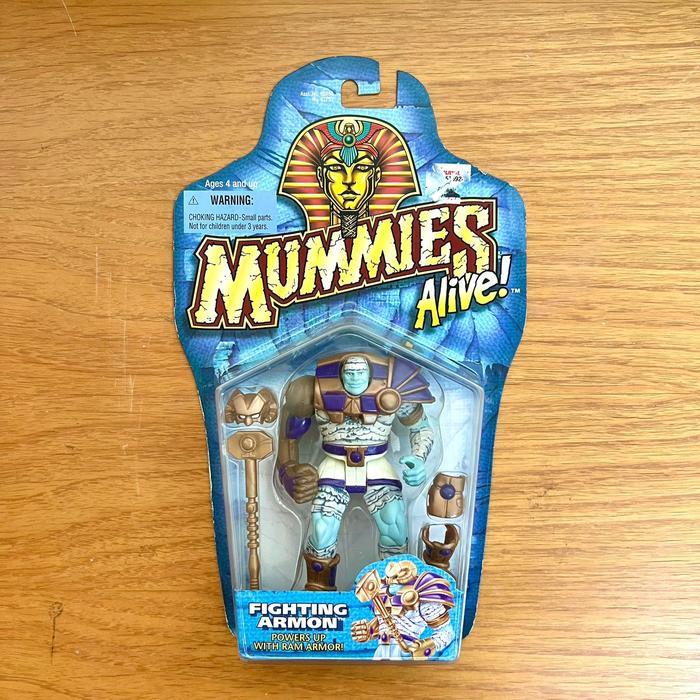 HOT SALE KENNER MUMMIES ALIVE 1997 FIGHTING ARMON MOC BRAND NEW 9/10 MINT TERMURAH