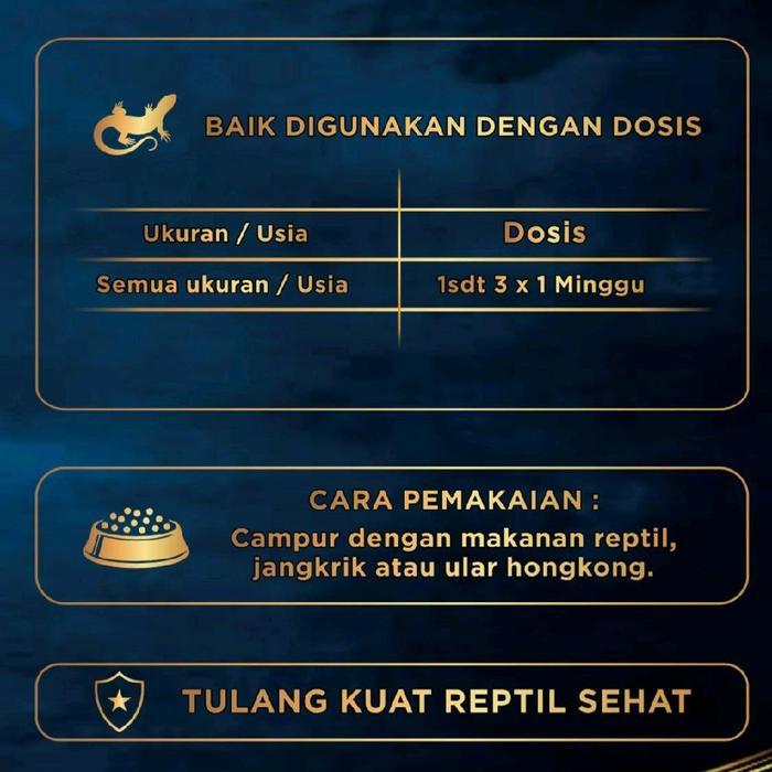 kalsium reptil hewan peliharaan reptil. untuk kesehatan dan suplemen makanan hewan peliharaan