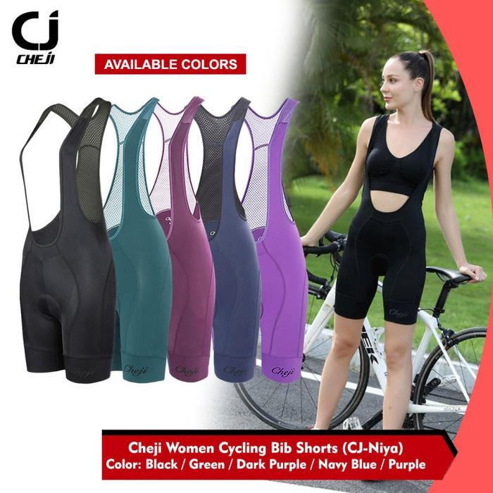 CELANA SEPEDA WANITA BIB PREMIUM CHEJI - WOMEN PANT BIB CHEJI CJ1145
